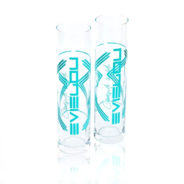 Evielou Drinks Flute Blue Shot