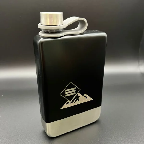 Evielou Flask Black Back