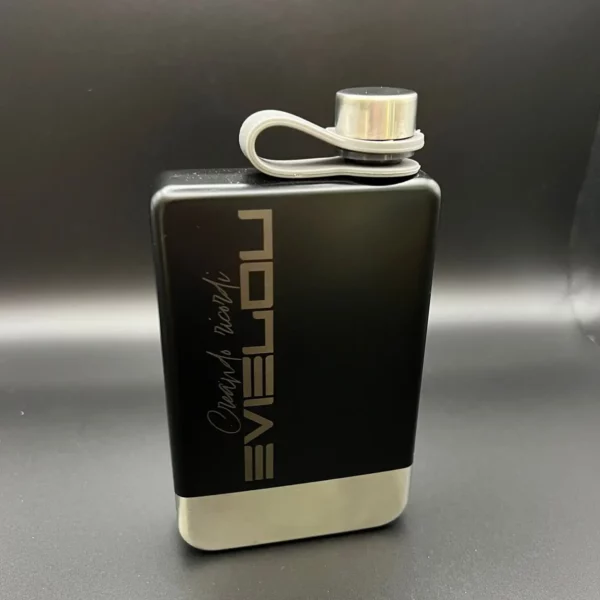 Evielou Flask Black Front